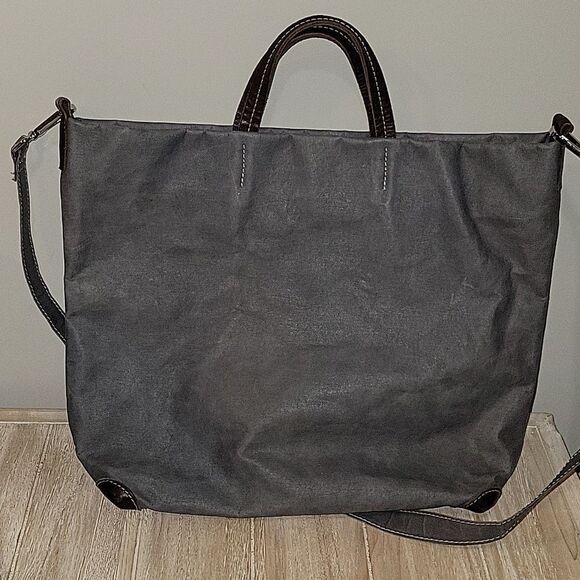 UASHMAMA Alle Cross Body Tote Bag. Made in Italy Dark Grey - Picture 9 of 14